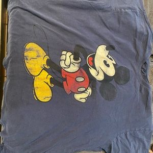 Disney Navy Blue Mickey Mouse Tshirt Size XL